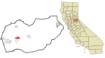 El Dorado County California Incorporated and Unincorporated areas Placerville Highlighted